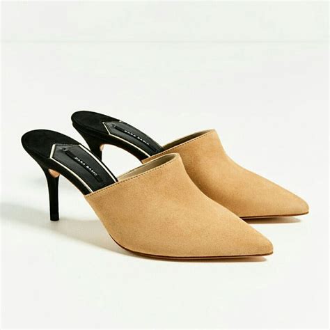 zara shoes mules|zara heeled mules.